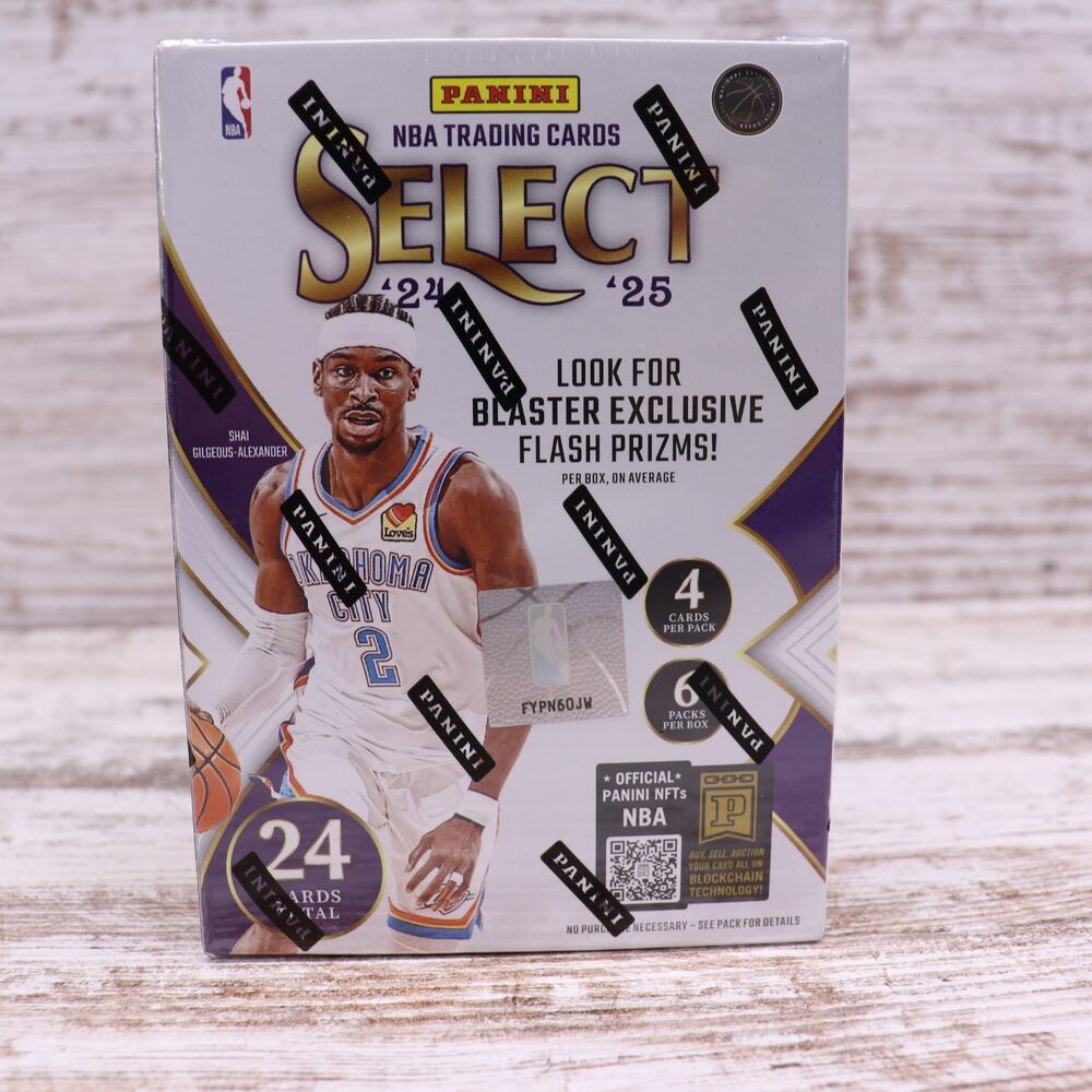 2024-25 Panini Select NBA Basketball Cards Blaster Box Factory Sealed